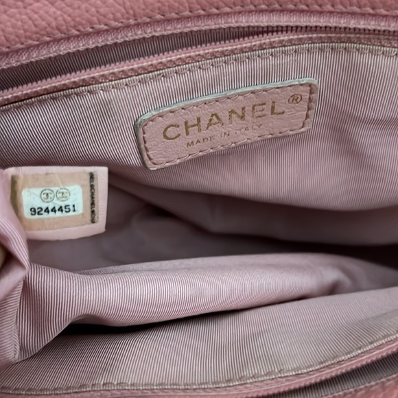 Auth Chanel Executive Tote Shoulder Bag Pink - Picture 11 of 16